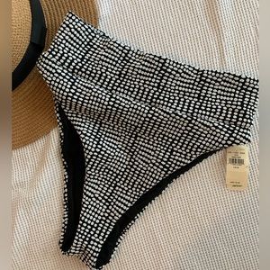 Aerie High Cut Cheeky Swim Bottoms NWT